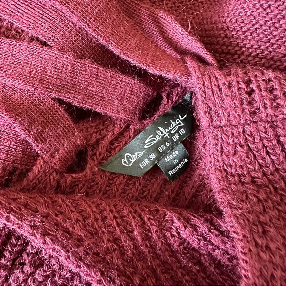 Miss Selfridge Back Lace Sweater - Picture 3 of 4